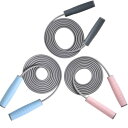 CUQNORL 縄跳び 長さ調整可能 耐荷重調整可能 シリコン 460g 紐直径0.8cm トレーニング エクササイズ フィットネス ダイエット 室内 アウトド...