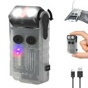 DAI NING 懐中電灯 小型 充電式 LED 強力 1000ルーメン 高輝度 ミニ懐中電灯 ハンディライト IP67防水 軽量 磁気吸引機能 180°照明角度調整 フラッシュライト キーホルダー かいちゅうでんとう