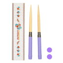 XUANDONG 適用太鼓の達人 マイバチ 太鼓バチ 交換用グリップ 光沢 テーパー加工 硬材 木製バット 先尖型 コンボ 使いやすい 380ミリ-25ミリ ロ...