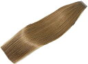 (ALISY) 人毛 シールエクステ TAPE hair レミーエクステ カラー ウィッグ エクステンション 10本 (16inch, 12#)