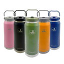 JINLING 保冷水筒 1200ml/1.6リットル 大容量 保温ボトル ステンレス 真空断熱 魔法瓶 持ち運び便利 スポーツ アウトドア オフィス ギフト ...
