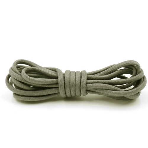 (Teeoff) ラウンドワックス靴紐ドレスシューズレースブーツ Round Waxed Shoelaces Dress Shoe Laces Bootlaces (120 CM, Gray)