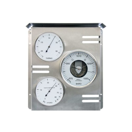 Fischer-barometer 818-01 ウェザー ステーション "スクエア" Weather Staition “Square”