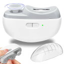 GESPERT 電動爪切り 高精度 二段階スピードType-C充電式 LEDライト付き ワンボタン操作 軽量 簡単操作 低騒音設計 電動爪削り 赤ちゃん 子供用爪磨き 介護用 高齢者 視力障害 ホワイト
