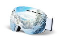 (Xinof) スキーゴーグル スノーゴーグル スノーボードゴーグル アップグレ ード防止 紫外線 防風/防雪/曇り 防止 メガネ対応 軽量と耐衝撃 適用大人男...