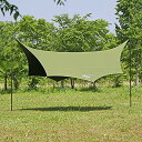 MINIMAL WORKS (ミニマルワークス) BLUEHOLE OCTA TARP ブルーホール ヘキサタープ オリーブ(4)