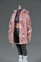 (TOYBARJAPAN )1/6スケール アクションフィギュア用 特別提供 TBLeague素体に対応 美人女性ファション レーザー風ジャケットコート(ヘッド...