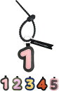 (LeChengMM) デジタル0-9レザーキーホルダーアクセサリー、手に触れることができるかわいいラッキーデジタルキーホルダー、バッグ、キーホルダー、ペンダン...