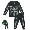 (HahaNice) 子供服 光るパジャマ 男の子 長袖 キッズ ハロウィン 仮装 コスプレ パーティー 女の子 tシャツ+長ズボン上下2点 ボーイズ 春秋冬 ...