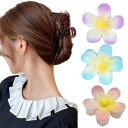 HAPVITAL ヘアクリップ 花の形 大人 3個入り 強力 オフィス 大きめしっかり 髪留め おしゃれ 可愛い シンプル おしゃれ オフィス レディース 大きめ バンスクリップ へあくりっぷ 大 しっか