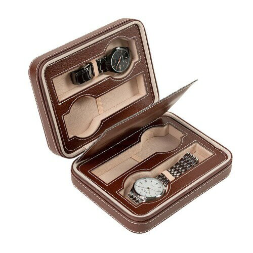 XIHAMA 腕時計収納ケース 腕時計保管ボックス ウォッチケース レザーケース ウォッチボックス 2本用 4本用 8本用 レディース メンズ ファスナー式 ディスプレイ 展示 コレクションケース