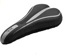 JiangMuXin 自転車サドルカバー クッション 衝撃吸収 滑り止め ロードバイク/マウンテンバイク お尻が痛くない 超肉厚 PU表地 グレー