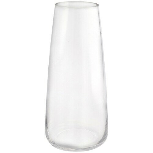 Glanz Design 花瓶 ガラス 大 フラワーベース 22cm シンプル 上品 大きい 上質 おしゃれ花器 インテリア オフィス リビング 装飾
