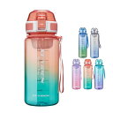 TSQIBU ボトル 水筒 650ml プラスチック超軽量 耐冷耐熱 ...(4)