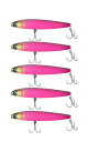 KAJIKI(カジキ) シンキングペンシル FLY KING 80S 5個セット 海ルアー タングステン重心移動 ぶっ飛ぶ 水平スイム 水平フォール ルアーセット