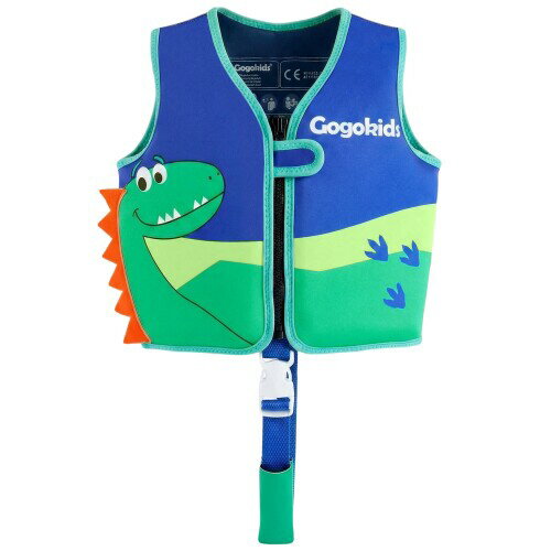 Canoe, Kayaks - Gogokids 子供用浮力スイミングベスト（体重15-30kg対応） EN 13138-1認証 幼児・児童用超ソフトネオプレーンジャケット 調整可能股ストラップ付き 水泳・ウォータースポーツ・プール・海用