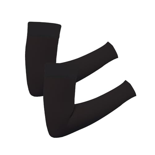 (Nutriadvisor) (公式) BLCA ブロケア アームカバー UVカット 冷感 アームストッキング 紫外線対策 通気性 伸縮性 ハンドカバー 肌色 ゴルフ/スポーツ/自転車 男女兼用 (手首形黒)