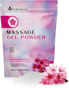 Purecrafts Massage Gel Powder 50g | Sakura Fragrance | Made in Japan | Smooth and Slippery Gel for Wellness and Relaxation | 50g Makes 1.32 Gallons | Just Add Water