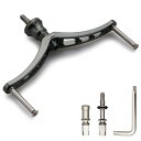 HEIGHTEN 80/92/95/98/110mm リール ハンドル (ノブ無し) シマノ(Shimano) ダイワ(DAIWA) 通用 スピニングリール 用 (110mm - ダークグレー(22STELLA/23AIRITY)) (103)