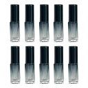 5ml アトマイザー2本セット、ガラス製香水スプレーボトル、携帯用香水入れ、詰め替え容器、ブルーグラデーション (10個)