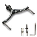 HEIGHTEN 80/92/95/98/110mm リール ハンドル (ノブ無し) シマノ(Shimano) ダイワ(DAIWA) 通用 スピニングリール 用 (98mm - ダークグレー(22STELLA/23AIRITY)) (102)