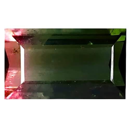 スイカトルマリン ルースストーン 1.49 ct OCTAGON (9 x 5 mm) UNHEATED/UNTREATED BRAZILIAN WATERMELON TOURMALINE LOOSE GEMSTONE