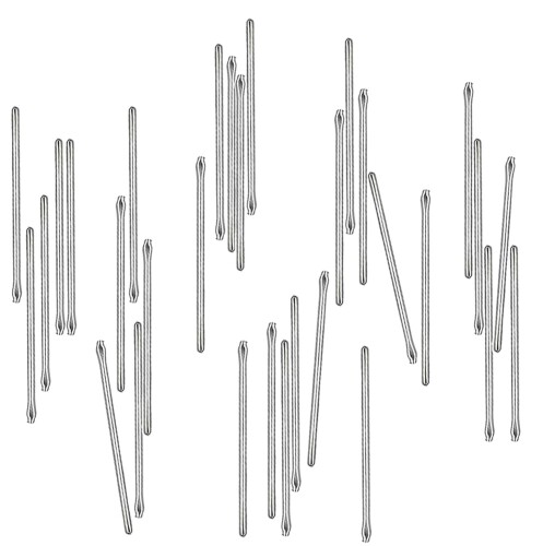 TICFROG 30個セット 時計 ベルト調整部品 13mm 割れピン 径[ファイ]0.9mm ステンレス鋼 時計バンドリンクコッターピン 13ミリ 時計ストラップバースプリットピン 時計バンドの修理用 1. 1サイズ30本入り、径[ファイ]0.9mm、長さ10mm - 24mm。 2. 時計のコッターピンは、ステンレス鋼の素材で作られております。耐久性があり、錆びにくく、持ち運びやすく、実用的で使いやすいです。 3. 工具の使用に関してのトラブル(時計に傷がついた等)についての責任は負いかねます。ご了承の上、自己責任の範囲でご使用下さい。合せ用部品のため、サイズはお手持ちの時計を参考にお客様ご自身でお選びください。 4. 取り付けの際は、オープンホイッスルの向きに注意してください。 丸みを帯びた部分を先にストラップ穴に挿入し、次に開いた部分を挿入する。 こうすることで、大きなヘッド部分がストラップを確実に固定し、滑りを防ぐことができる。 交換作業は簡単で、自宅で行うことができるため、修理工場に行く手間が省ける。 5. TICFROGは、30日間の無料返品と交換、およびすべてのブランド製品の1年間の品質保証を提供することを約束します。自信を持って購入でき、アフターセールスの問題を心配する必要はありません。一括購入については、カスタマーサービスまでにをお問い合わせください。お問い合わせいただければ、満足のいく回答が得られるように返信いたします。 商品コード58080242586商品名TICFROG 30個セット 時計 ベルト調整部品 13mm 割れピン 径&phi;0.9mm ステンレス鋼 時計バンドリンクコッターピン 13ミリ 時計ストラップバースプリットピン 時計バンドの修理用型番TF.KS09サイズ13mmカラーシルバー※他モールでも併売しているため、タイミングによって在庫切れの可能性がございます。その際は、別途ご連絡させていただきます。※他モールでも併売しているため、タイミングによって在庫切れの可能性がございます。その際は、別途ご連絡させていただきます。