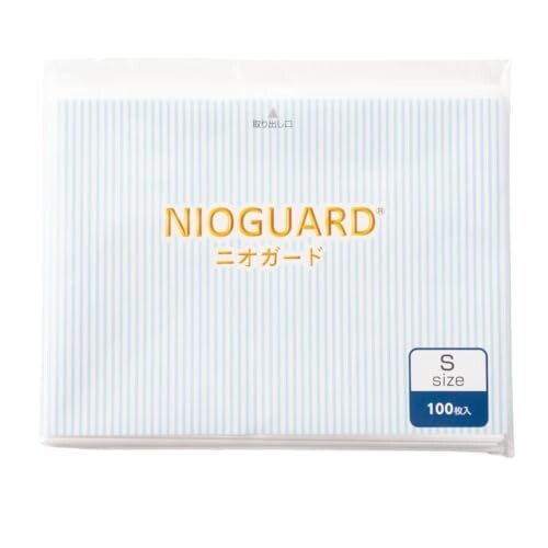 (NIOGUARD) ニオガード Sサイズ 100枚入 (単品) 驚きの防臭力 白 国内製造 防臭袋 ゴミ袋 生ゴミ おむつ 匂わない 防臭 処理袋 におわない袋 ゴミ箱 消臭