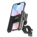 EBIKING クイック取付 自転車 スマホ ホルダー バイク 携帯ホルダー スマホ自転車ホルダー ロードバイク スマホ固定 スマホスタンド 振れ止め 落下防止 360度回転 簡単取付 自由調節 片手(4)