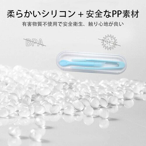 ALLVD コンタクト 装着器具 混合色 取り外し器 コンタクトそう着器具 クリアケア 安全 柔らか素材 ソフト コンタクト つけ はずし コンタクトレンズ 取り外し器セット 持ち運びが容易 出 colorsstore-10531554 カラーズストア サンプル画像2