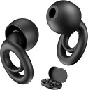 Link Dream 耳栓 睡眠用 完全遮音 遮音値28dB 耳栓 シリコン 快眠 安眠グッズ 騒音対策 ノイズキャンセリング リラックス 聴覚プロテクション 繰り返し使える 3セット(S M Lサイズ) 水洗い可能(3)