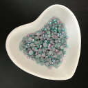 12g/1パック 約500粒 3/4/5/6MM ファンタジーカラー サイズミックス 平らな 半円 パール 模造真珠 ネイルスパンコール モバイルビューティー フィギュアモデル DIYの装飾用品 マニキュアセッ