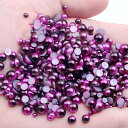 12g/1パック 約500粒 3/4/5/6MM ファンタジーカラー サイズミックス 平らな 半円 パール 模造真珠 ネイルスパンコール モバイルビューティー フィギュアモデル DIYの装飾用品 マニキュアセッ