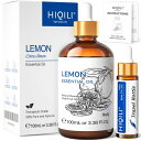 HIQILI レモン エッセンシャルオイル 100ml アロマオイル 天然100% レモンオイル アロマストーン 精油 加湿器 アロマ
