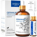HIQILI ゼラニウム 精油 100ml 天然100% エッセシャンオイル アロマオイル 加湿器 アロマ 部屋用 アロマディフューザー用