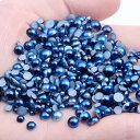 12g/1パック 約500粒 3/4/5/6MM ファンタジーカラー サイズミックス 平らな 半円 パール 模造真珠 ネイルスパンコール モバイルビューティー フィギュアモデル DIYの装飾用品 マニキュアセッ