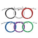PATIKIL 3 m縄跳びケーブル 交換ケーブル 6個入り 2.5mm プロ縄跳び ワイヤー交換 高速縄跳び 多彩