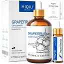 HIQILI グレープフルーツ エッセンシャルオイル 100ml 天然100% グレープフルーツオイル 精油 加湿器 アロマオイル