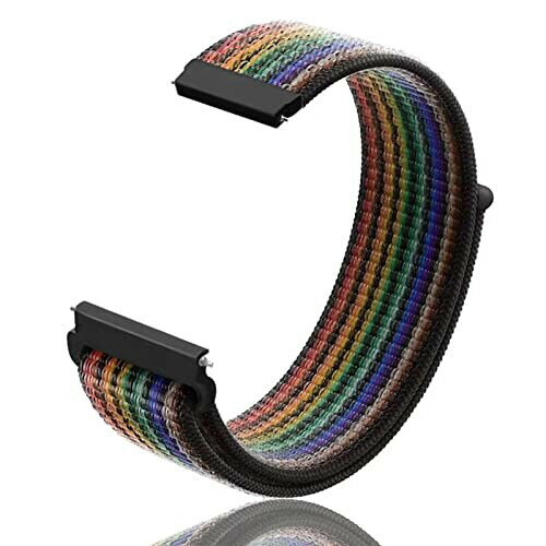 (DDYQQT) 時計バンド 腕時計スマートウォッチベルト 16mm 18mm 22mm 20m 男女兼用 時計ベルト スポーツループ ナイロン スポーツ 通気性 柔らかく 工具が要らなく 調整が簡単 (22mm ブラックセ (DDYQQT) 時計バンド 腕時計スマートウォッチベルト 16mm 18mm 22mm 20m 男女兼用 時計ベルト スポーツループ ナイロン スポーツ 通気性 柔らかく 工具が要らなく 調整が簡単 (22mm ブラックセ