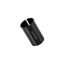 BULLSPANN シートポスト 自転車 チューブアダプター 31.8mm から 34.9mm サイズ変換用 サドルポスト アルミニウム合金 黒 1個