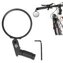 East Leaf 自転車 ミラー バーエンドミラー バックミラー 360度回転 ロードバイク ママチャリ 取り付け簡単