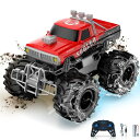 Carox ラジコン 水陸両用 ラジコンカー オフロード こども向け RCカー 車おもちゃ 360度回転 操作時間50分 バッテリ付き 2.4GHz無線 男の子 子供 小学生 中学生 誕生日 プレゼント クリスマス