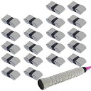 Hantox グリップテープ ラケット用 20本入 グリップ滑り止め 衝撃吸収 吸汗 通気 多孔型 グリップ 交換 テニス/ゴルフ/バドミントン しっとりとした...