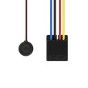 ISDT ESC90 Brushed ESC 90A ブラッシュド スピードコントローラ BEC内蔵 防水防塵 RC カー/トラック/タンク/ボート 1/8 1/10用 (2-3S) アプリコントロール