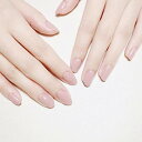 24枚入 可愛い優雅ネイル 無地 和装 ネイル 両面接着テープ付き 淡いピンク 人気商品 成人式 結婚式 、ハロウィン、二次会などに