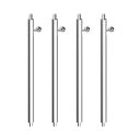 時計バンドバネ棒 4本セット22mm 20mm 18mmステンレス製 時計工具 時計ベルトバネ棒 22ミリ 20ミリ 18ミリ イージークリックスプリングバー ...