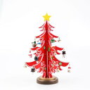 JiangMuXin木製クリスマスツリー テーブル 木製 木製クリスマスツリー ミニツリー ファッション 北欧 小型 22cm ミニツリー DIY クリスマス ...