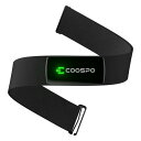 COOSPO H9Z 心拍センサー 心拍計 ANT+&Bluetooth5.0 充電式ハートレートセンサー 心拍数測定 心拍ゾーンインジケーターライト IP67防水 サイクルコンピュータ対応 ロードバイク/トレーニング用