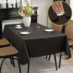 SASTYBALEフランジ裏地ビニルテーブルクロス矩形テーブル用防水防油プラスチックテーブルクロス、キッチンレストラン室内外でPVCテーブルクロスを拭くことができる
