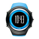 ランニングウォッチ GPS 腕時計 デジタル ウォッチ 50m 防水 高耐久性 軽量 内蔵歩数計 特別な日に贈りたい EZONT031 (ブルー)|詳細画像